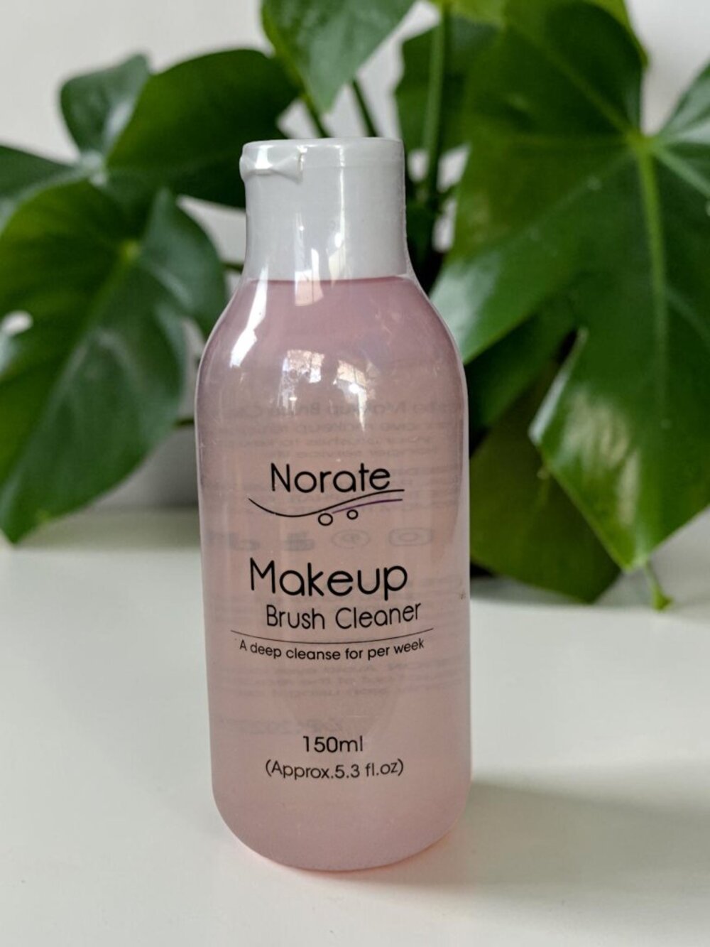 Norate Makeup Brush Cleaner. Gentle Liquid 5.3oz for Brushes&Sponges 09/25/27 EX